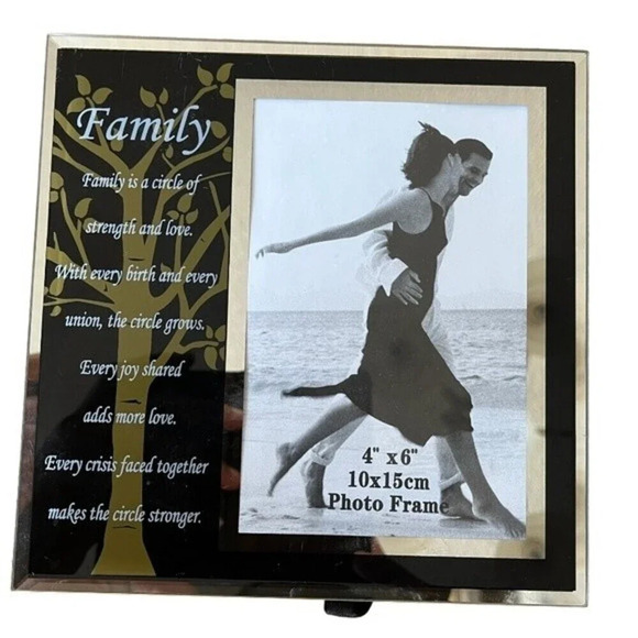 Photo frame, glass 4x6 frame. - Picture 1 of 2